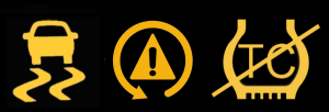 Traction control light icons