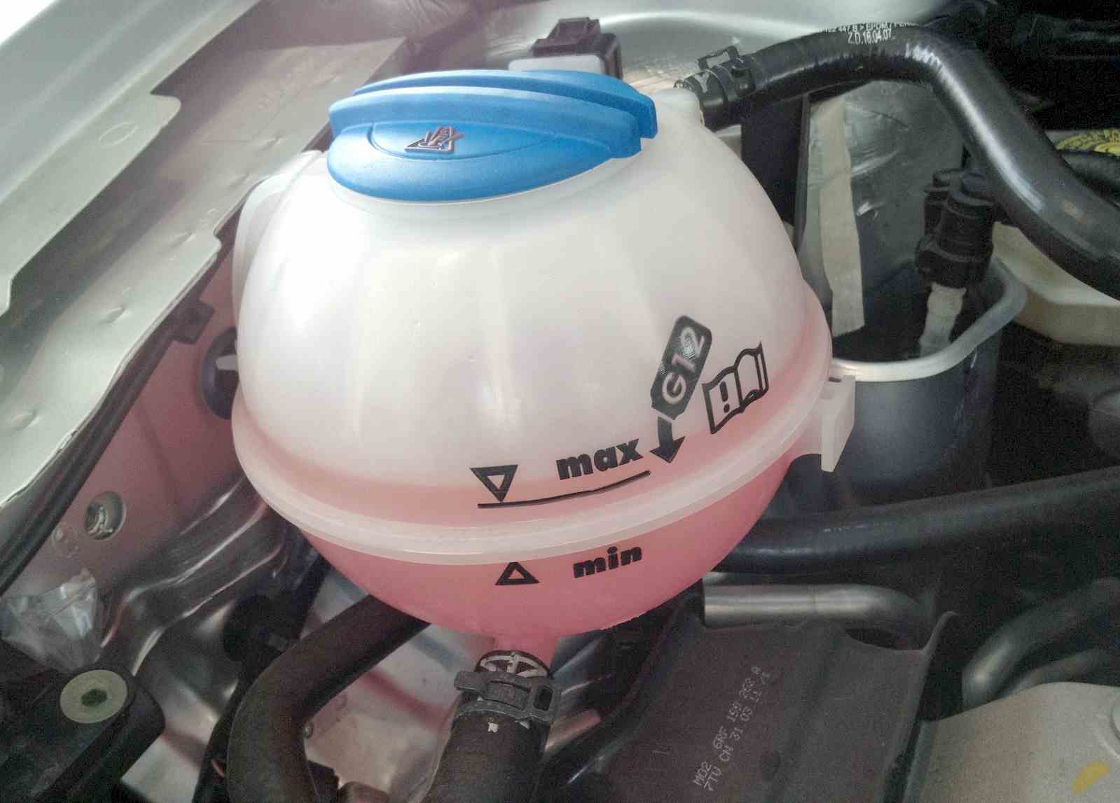 Coolant level check