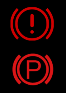 Parking brake lights