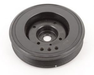 Crankshaft harmonic balancer pulley