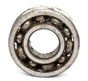 Worn wheel bearing causing steering wheel vibration