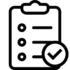 Vehicle inspection checklist icon