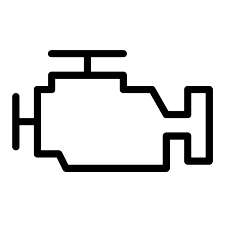 Car engine warning icon