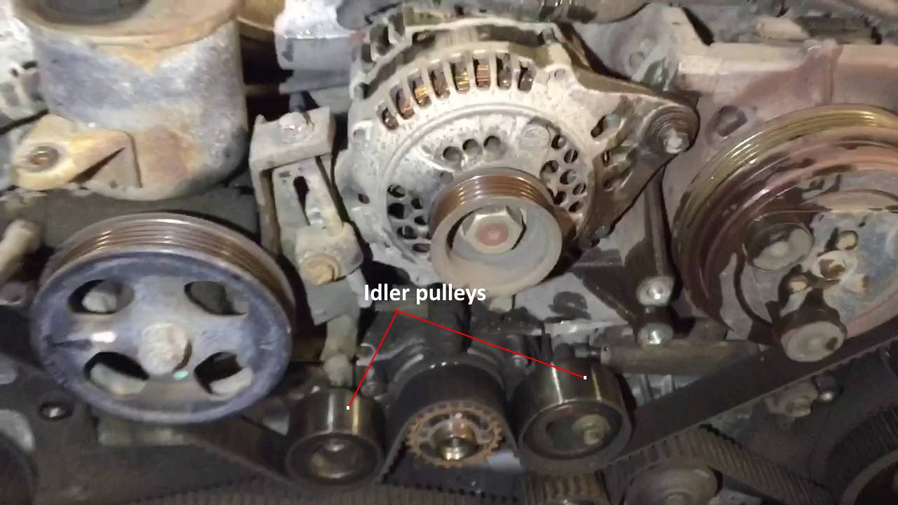 idler-pulley New idler pulley for the drive belt