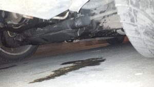 Power steering fluid leak