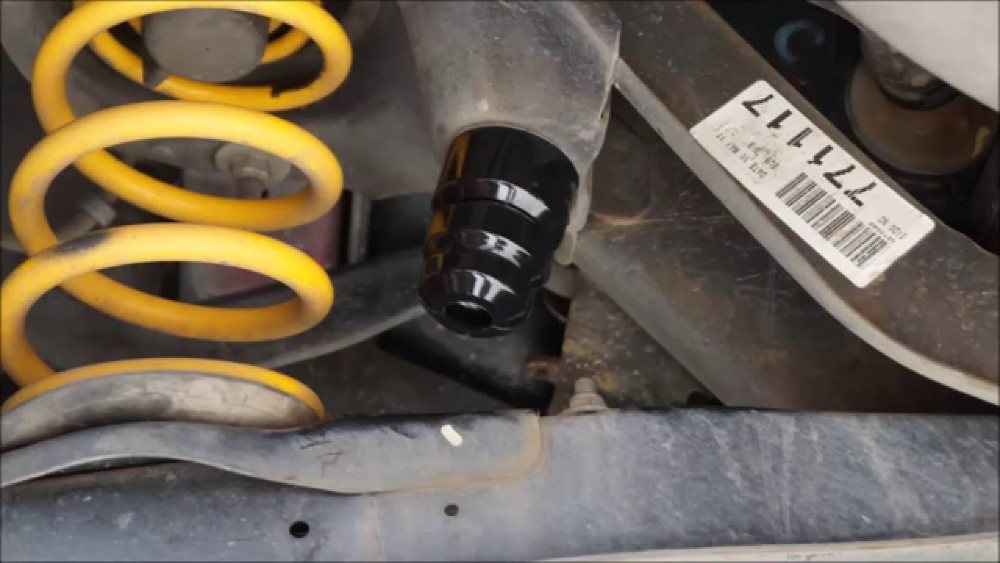 bump-stops-repair-hamilton New suspension bump stops fitted to a car