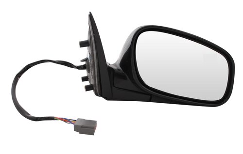 Car side mirror being repaired by a mechanic