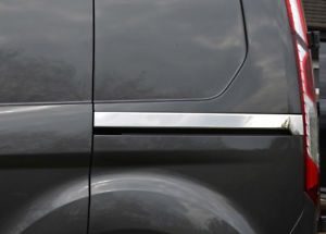 Worn van sliding door track being replaced