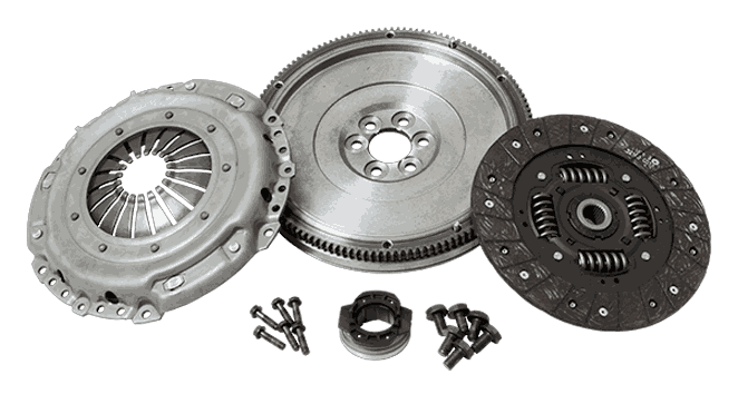 dual_mass Dual mass flywheel assembly cutaway
