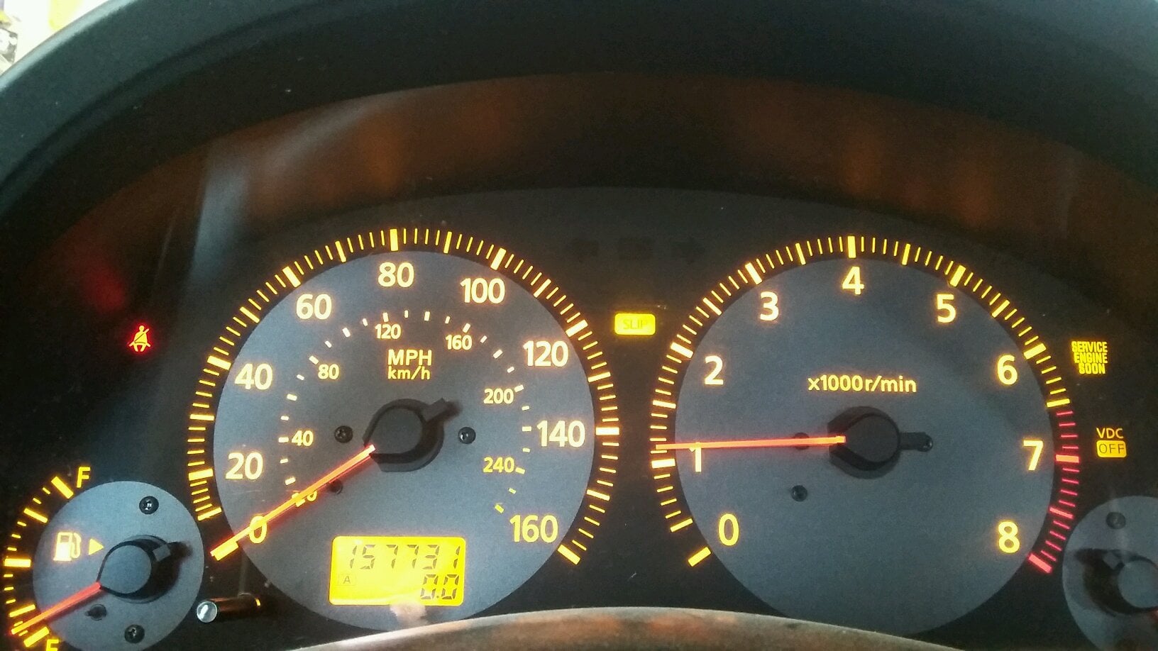 Limp mode dash