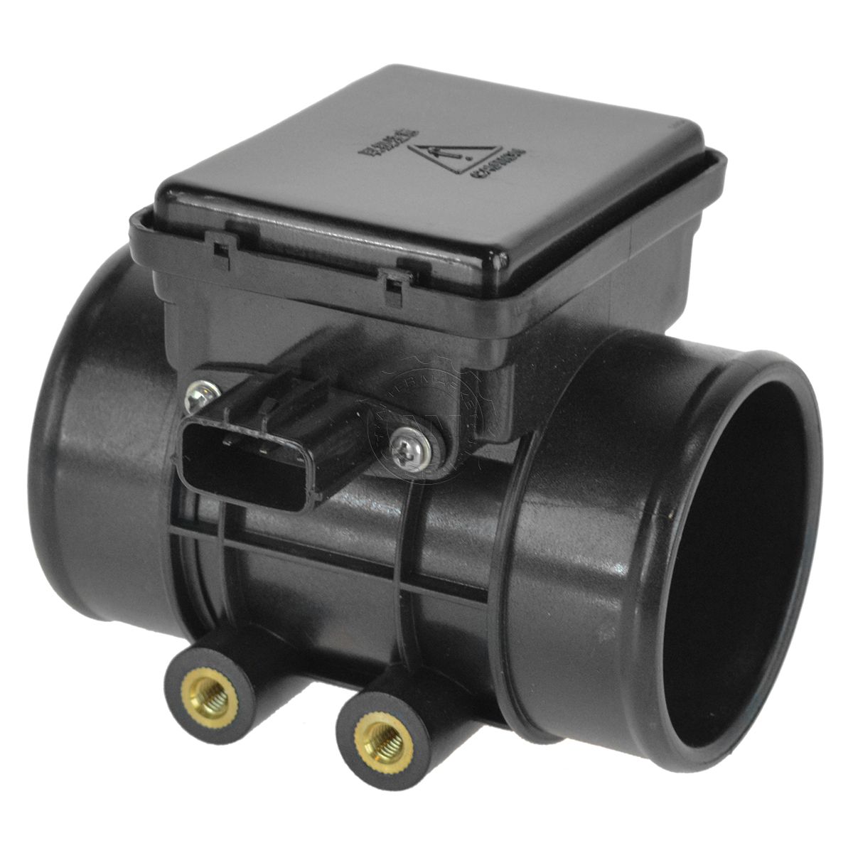 Mass air flow sensor removed from an engine