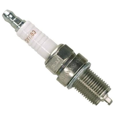Worn spark plugs ready to be replaced