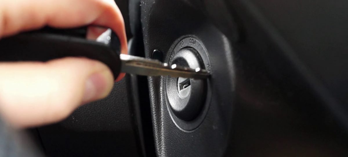 Car starter motor showing signs of wear