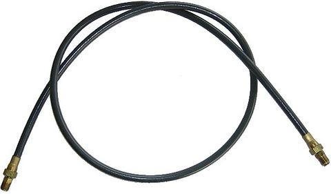 Worn brake hose ready for replacement