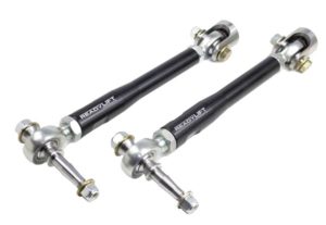 Worn steering tie rods on a vehicle