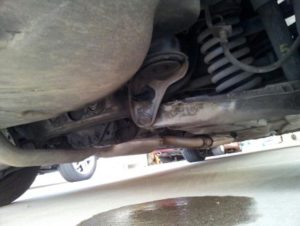 Repairing a car fuel leak in Hamilton