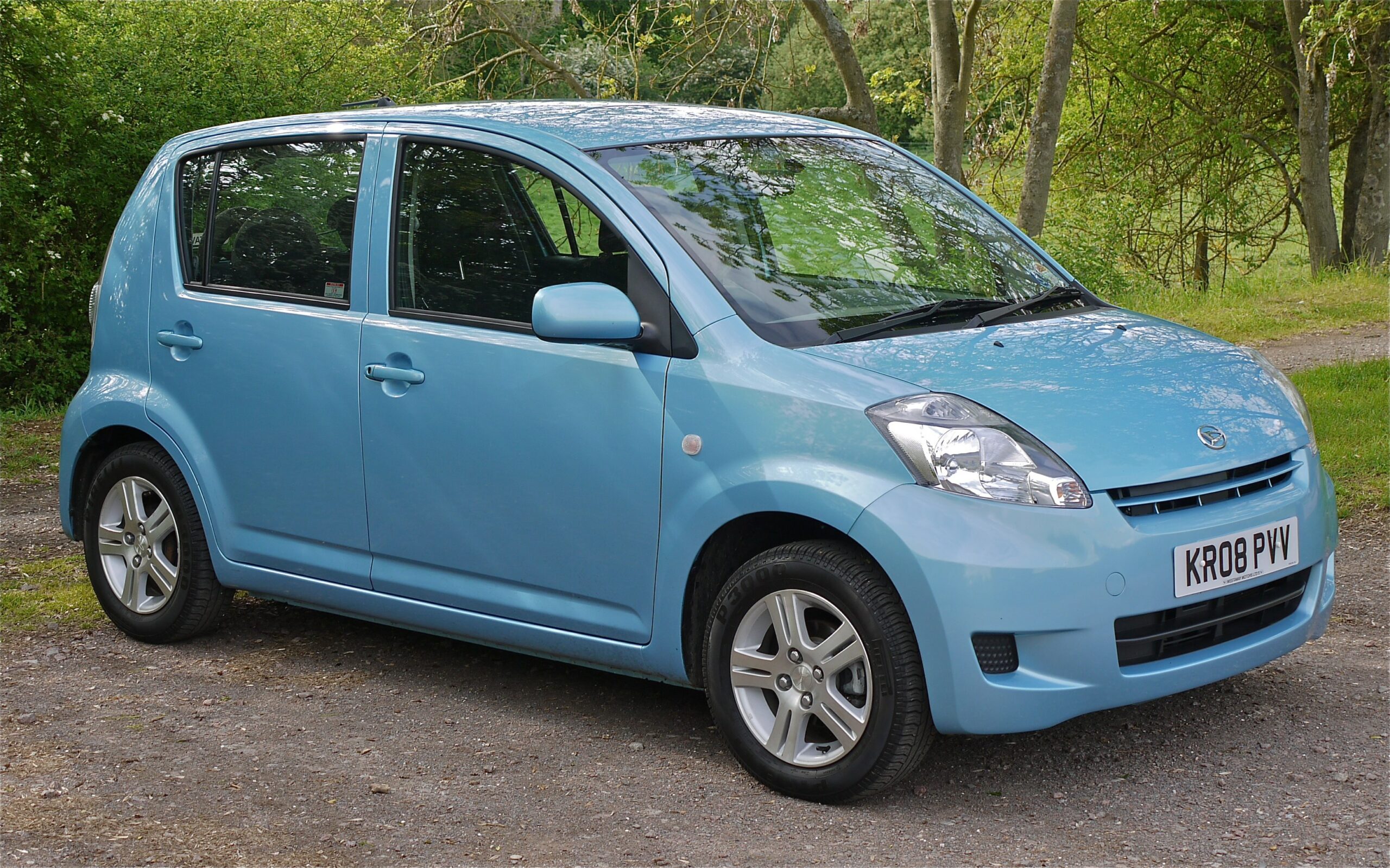 Daihatsu car undergoing repairs at Grimmer Motors in Hamilton