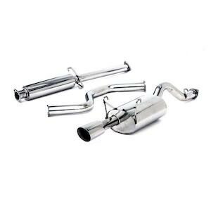 Stainless steel cat-back exhaust system components