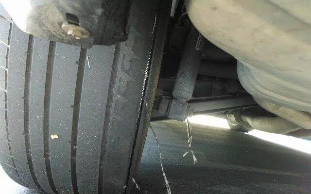 Wire Showing in Tyre Hamilton