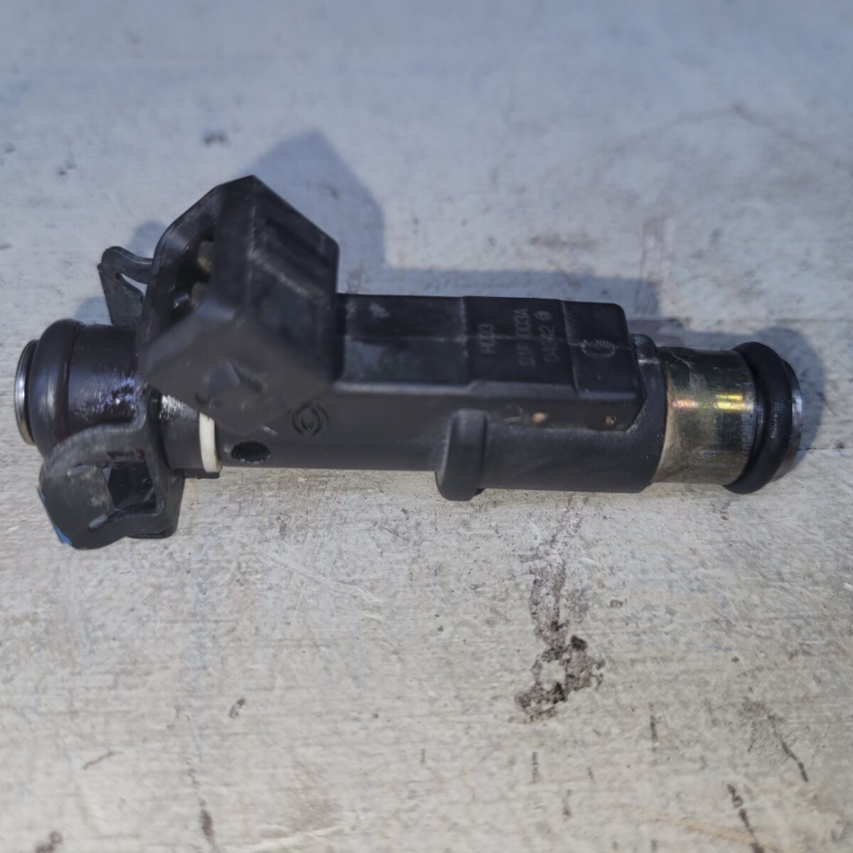 Fuel injector, a component that may need cleaning. Fuel injector, a component that may need cleaning.